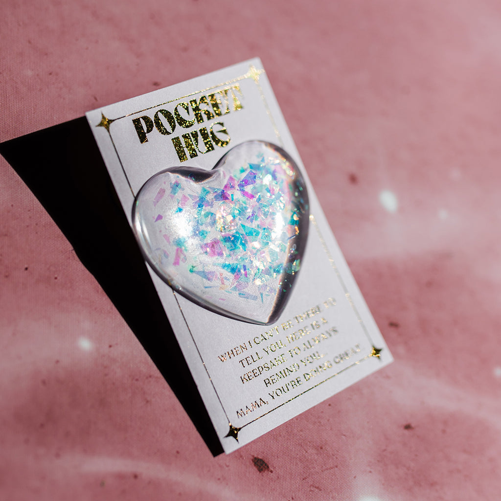 resin pocket hug, Keepsake, Thinking Of You, Resin, Heart, Small Gift, Thankyou Gift, Teacher Gift, Sympathy Gift, With You Always, Gift,